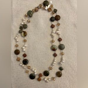 Multi stone necklace